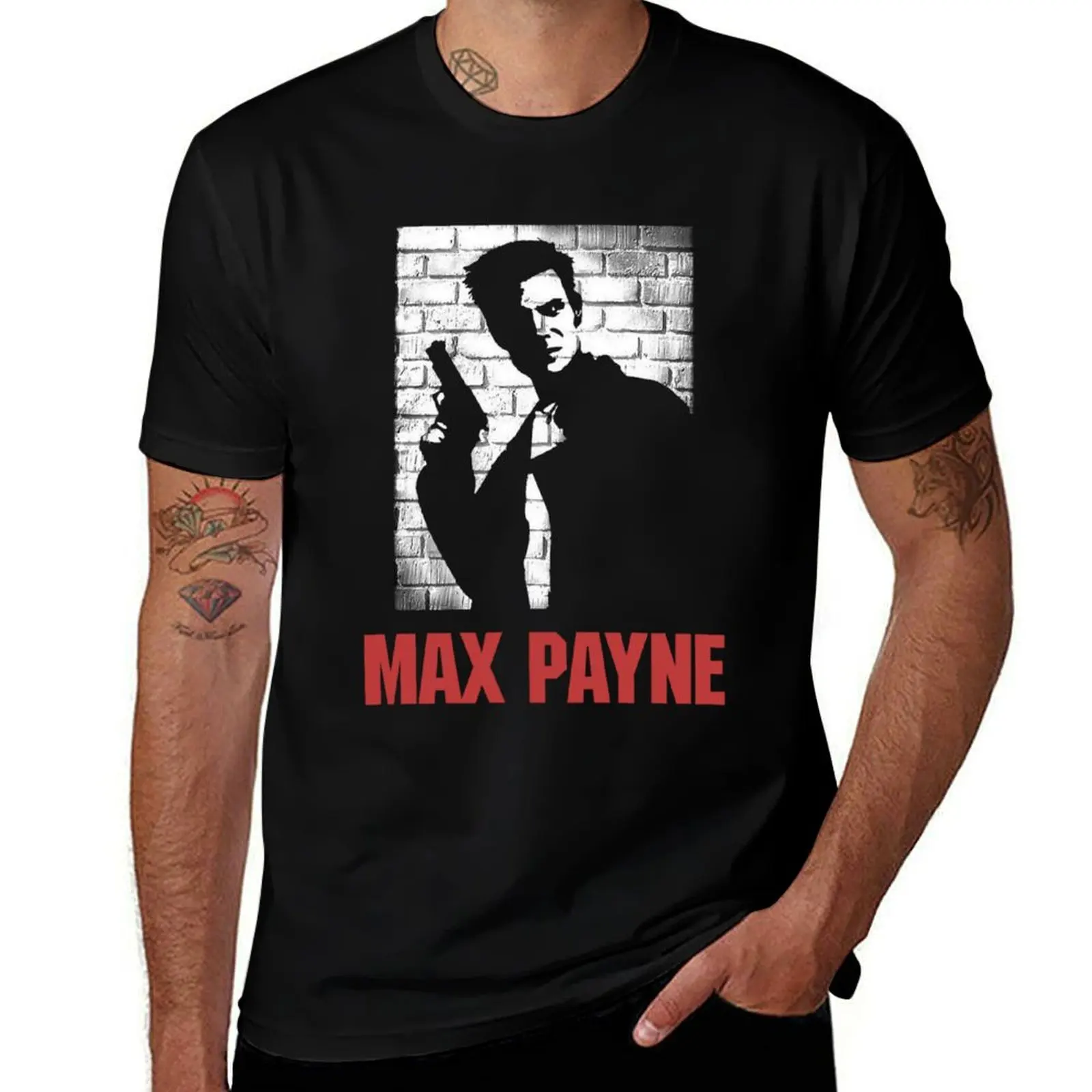 

Max Payne T-Shirt plus size tops shirts graphic tee basketball graphic tees shirts men
