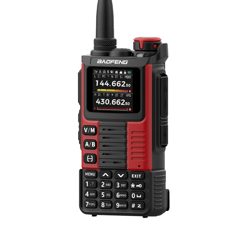 

Baofeng K67 pro Air Band Walkie Talkie Многодиапазонная FM двойная часы Scramble Аматорское радио GMRS с гарнитурой и батареей Type-C