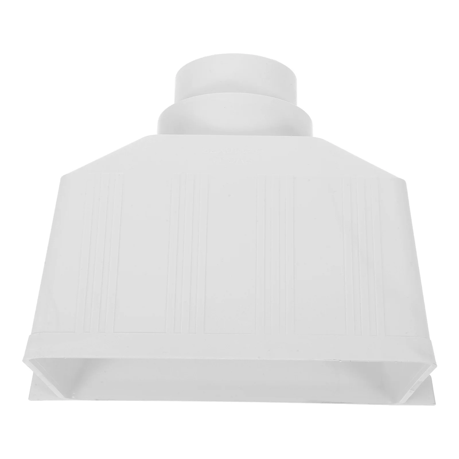 Universal PVC Downspout Adapter Rainwater Gutter Outlet Drop Collector for Outdoor Drainage System Leak Resistant Sturdy Design