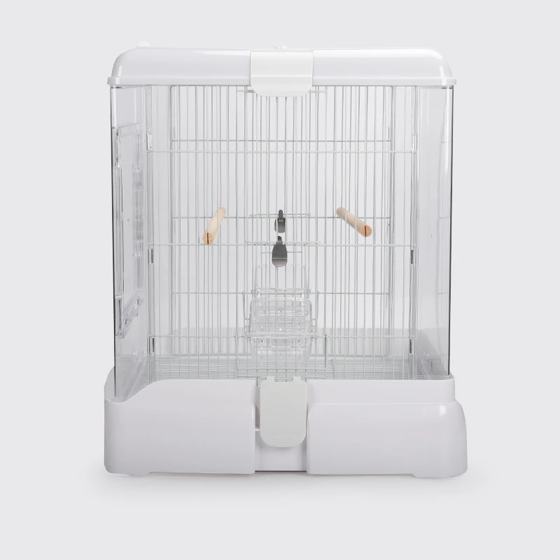 

Stainless Steel Bird Cage Perches Hanging Outdoor Small Bird Cages Lovebird Nest Aviary Gaiola Para Passaros Habitat Decors