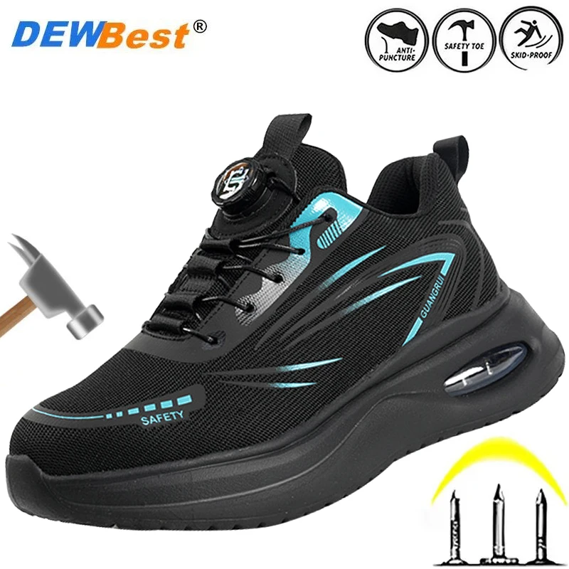 Fashionable and comfortable site construction insulated casual shoes protection safety anti-smash anti-puncture shoes