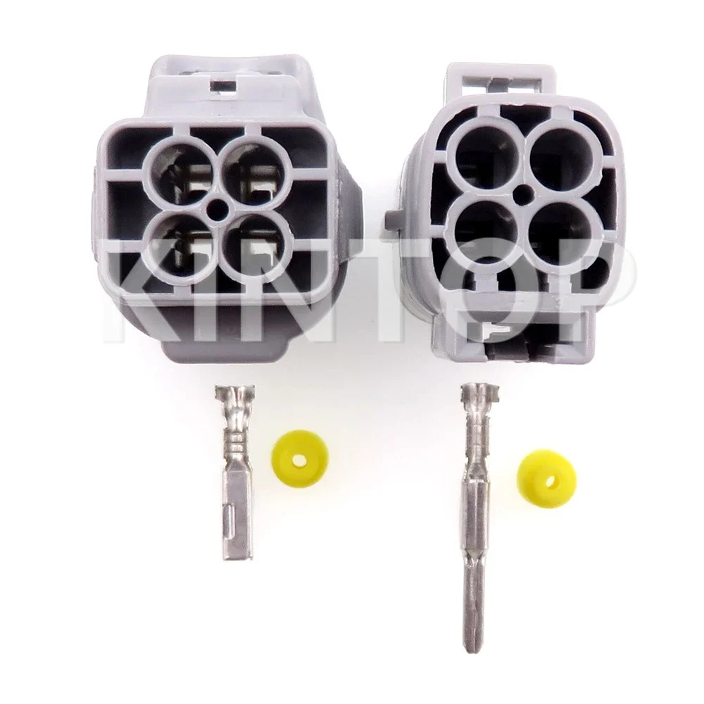 1 conjunto de 4 pinos 6188-0066 ac montagem carro soquete à prova d' água com fios 6189-0126 sensor de oxigênio automático cabo elétrico conector selado