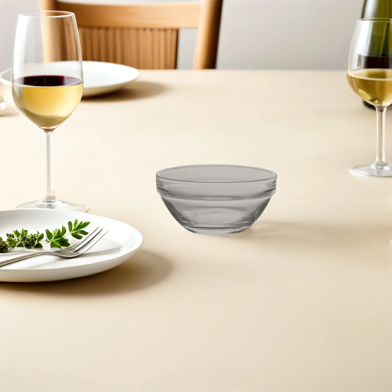 

Didiseaon 12 Pcs Small Glass Pudding Bowls Heat Resistant Clear Dessert Serving Set for Kitchen Jelly Use