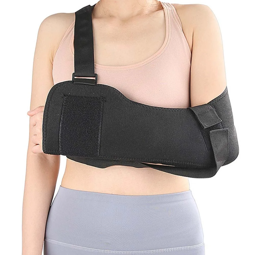 

Rotator Cuff Shoulder Arm Sling Wrist Forearm Shoulder Immobiliser Fracture Supplies Black Shoulder Support Strap Unisex