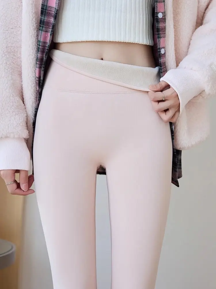 Rouje Kora pantalon de Yoga en peau d'arche doublé Fce pour femme taille haute serré chaud automne hiver pantalon Boting