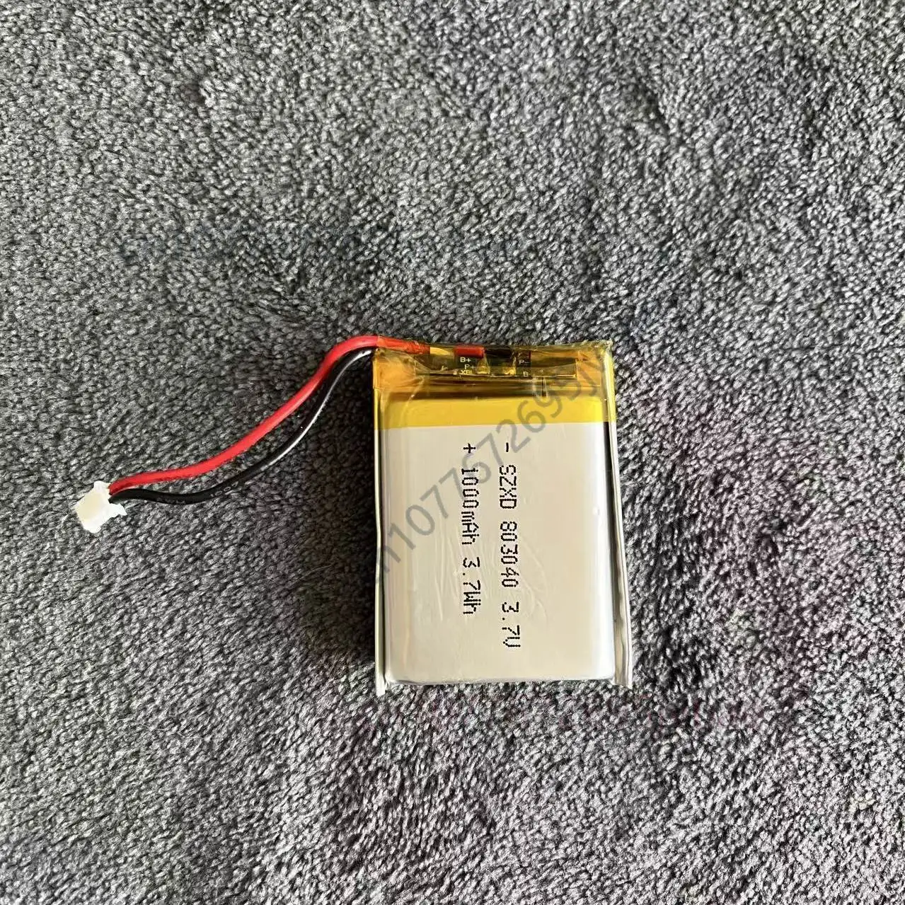 10pcs.。for New disassembly uncycled polymer lithium battery Model: 803040 3.7v1000mAh。.