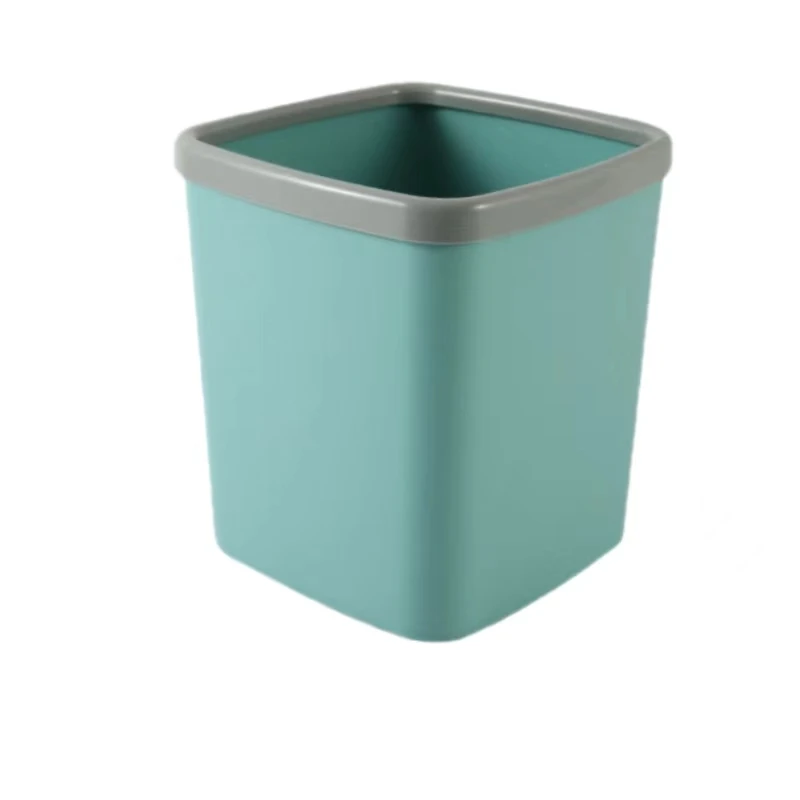 Household Creative Desktop Trash Can Small Mini Office Trash Can Bedside Bedroom Living Room with Lid Storage Bucket