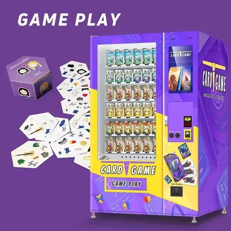 Hot salesFactory Price Customized Vending Machine Fashion Game Card Vending Machine For Sale Poker Card For Fun