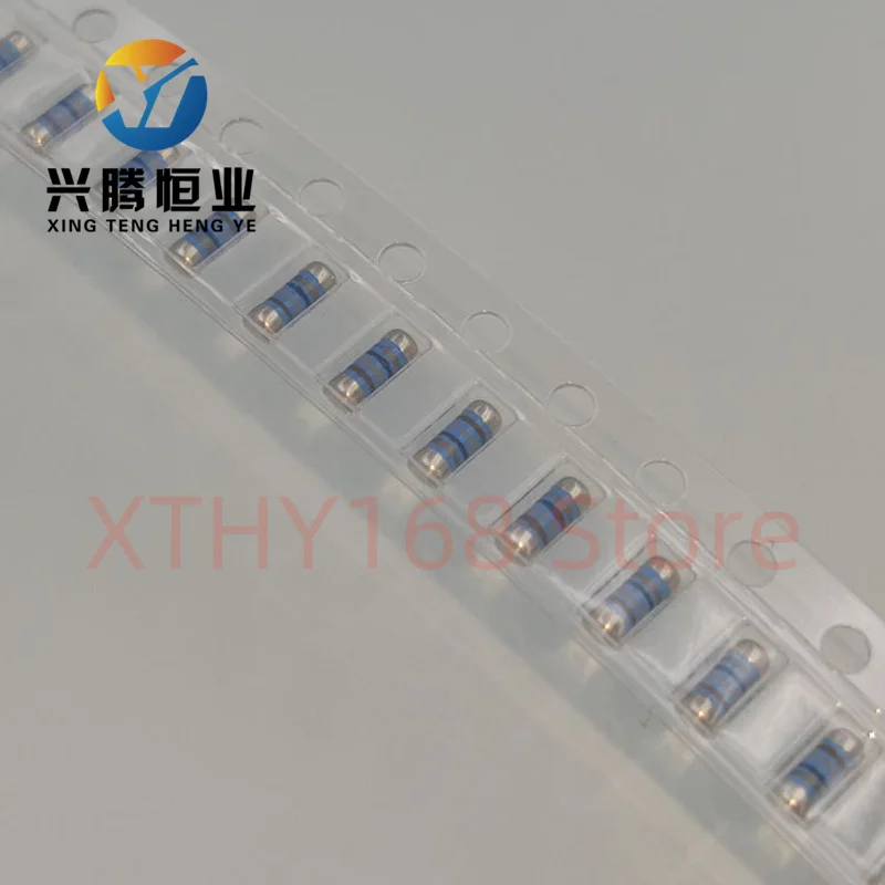 20pcs/lot 0204 SMD Metal Film Precision MELF Cylindrical Resistor 1% 1206 0R 1R 10R 100R 1K 4.7K 10K 20K 47K 100K 1M 0.5R-10M