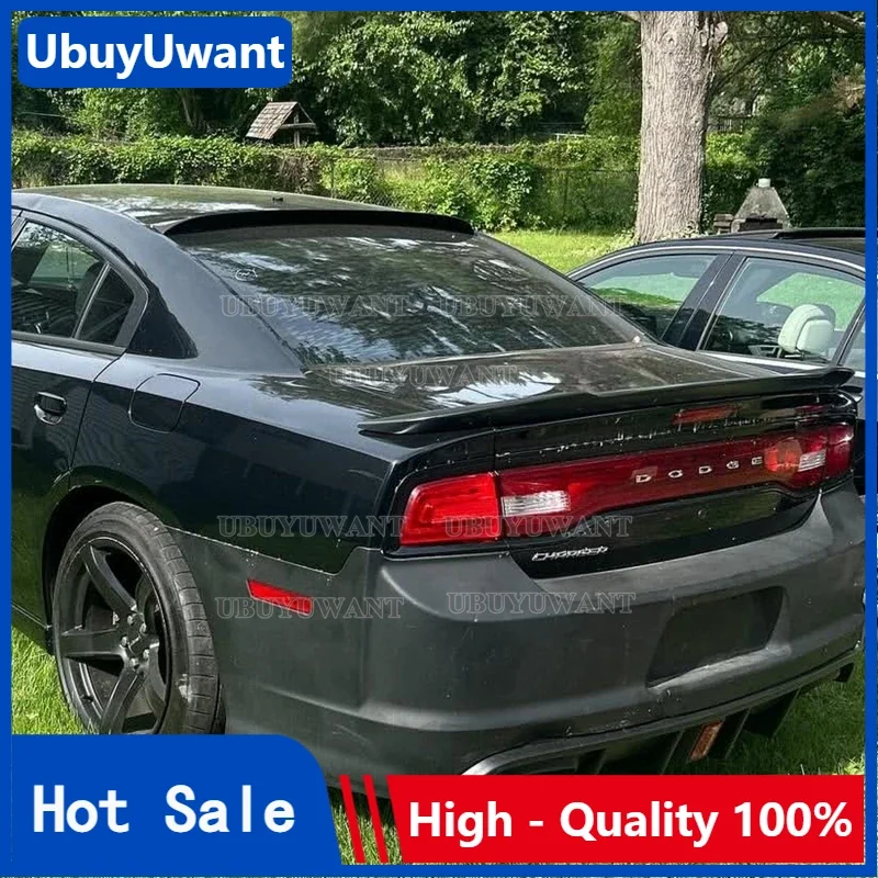 

Новый дизайн 2015-2019 года, спойлер на крышу заднего крыла для Dodge Challenger Charger SRT SXT R/T Pursuit от глянцевого черного цвета