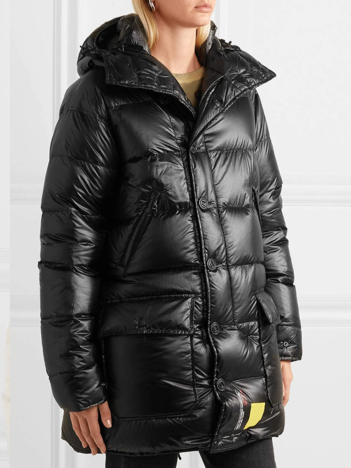 

Осенне-зимние пуховые пальто 2025, женские удобные однотонные повседневные пуховые пальто с капюшоном и длинными рукавами обычного кроя