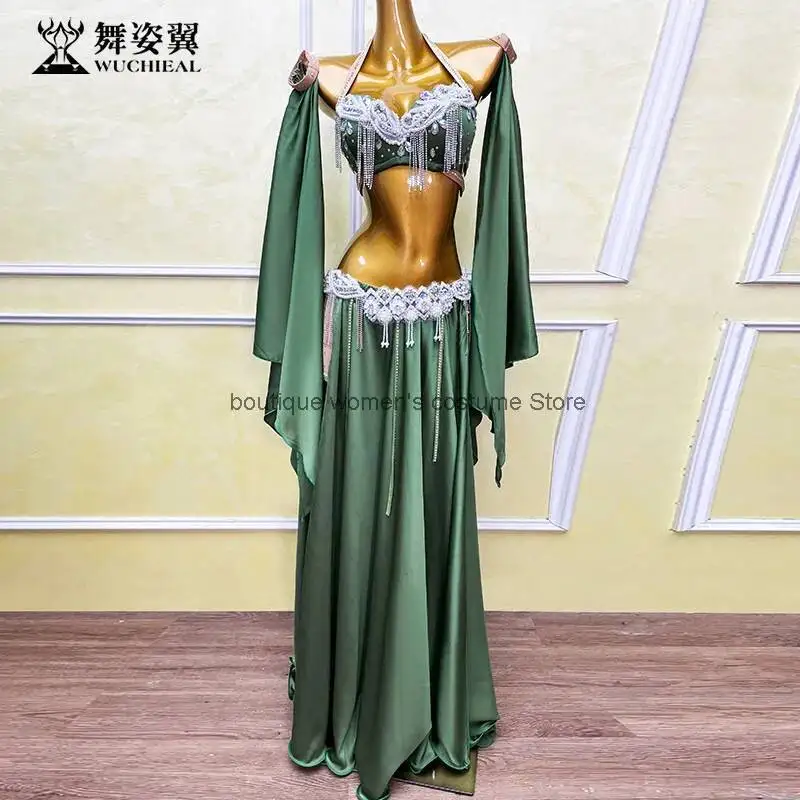 

Dancing Wings Belly Dance Performance Costume For Women 2026 New Model Set Oriental Dance Practice Outfit For Women Halloween