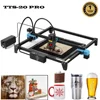 TwoTrees 20W 레이저 조각기 130W TTS-20 PRO APP Wifi 제어 금속 레이저 조각기 Arcylic Wood Leather Cutting Machine 2