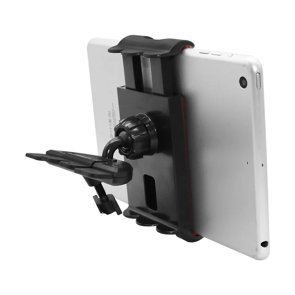 Universele 4-11 inch tablethouder Auto CD-slot Tabletbeugel Mobiele telefoonhouder Mount Stand Draaibaar voor iPad Samsung pad