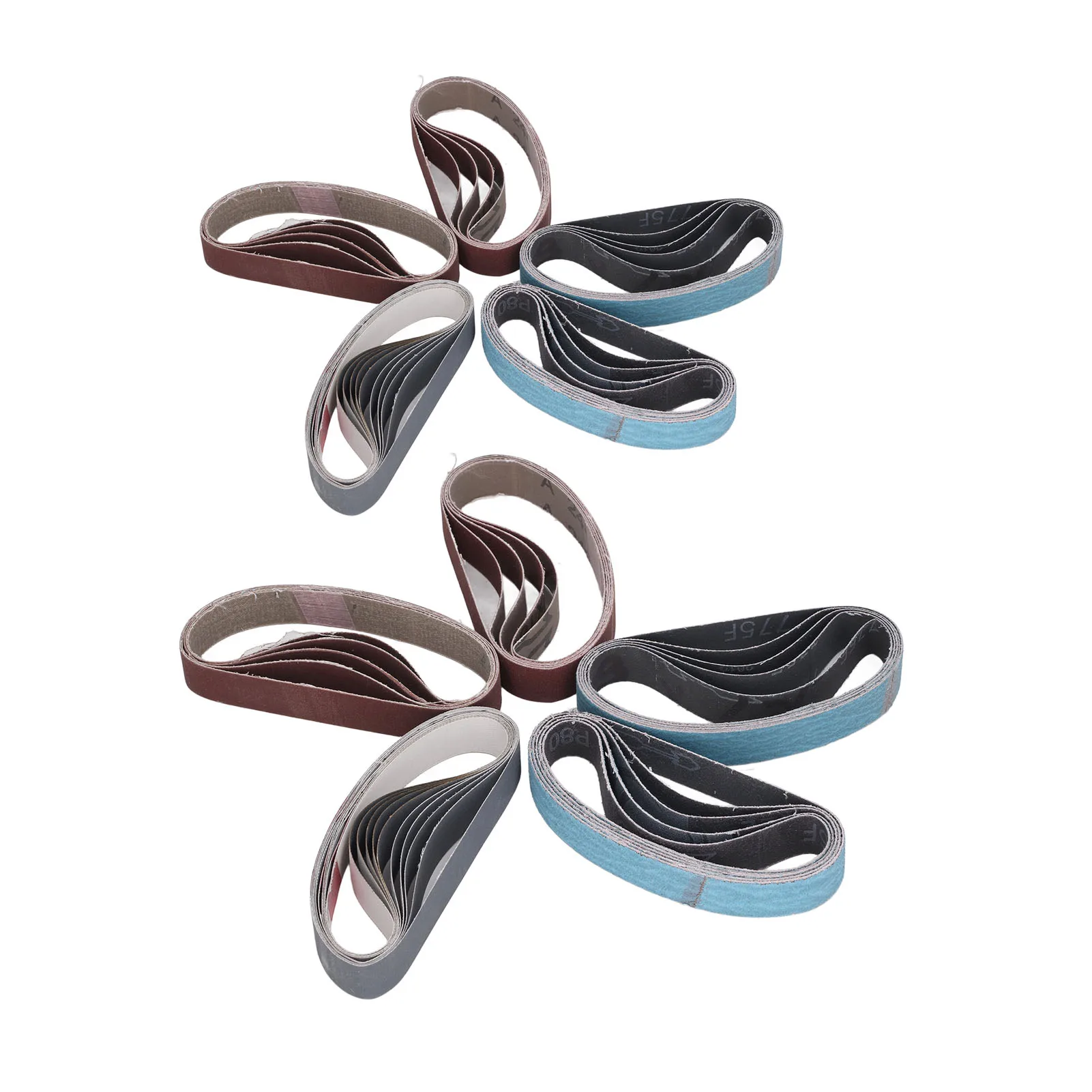 Sanding Belts Assortment Knife Sharpener Sandpaper Belt Set 80 120 240 400 800 1000 Grit Sanding Belt Set Sandpaper Belt