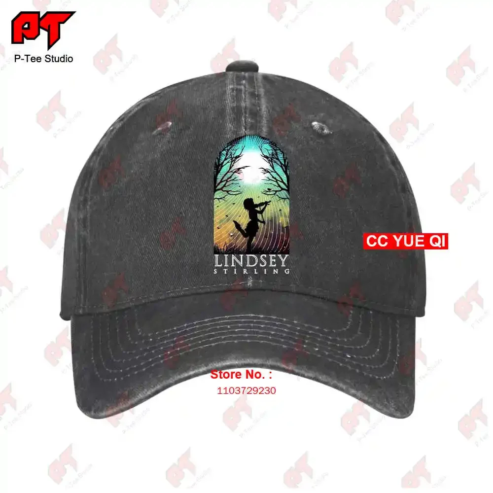 Lindsey Stirling Tultex Ladies Cut Music Box Tour Baseball Caps Truck Cap TE5G