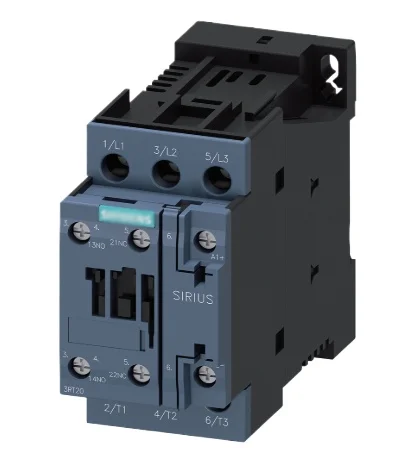 Original S-iemens 3RT1025-1BB40 3-Pole 3-Phase Contactor 200A 24V DC Coil 7.5 KW SIRIUS Classic 1NO+1NC