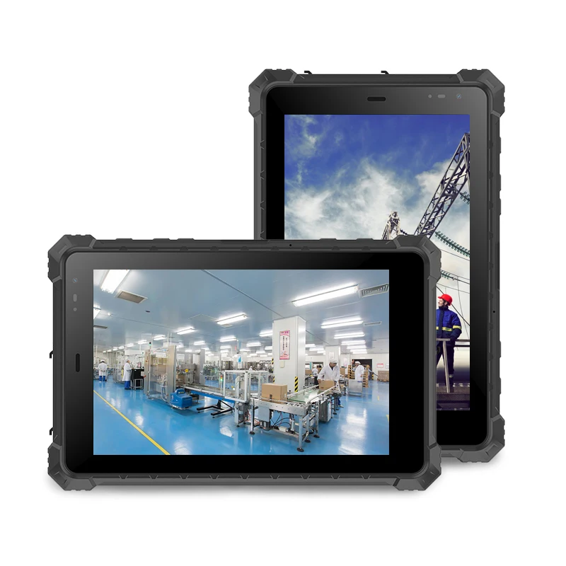 W80N Global 5G Tablet industriale robusto 8" 1920x1200 700cd/m2 Win11/Ubuntu 16G+256G IP68 EX/KAMA Certificato con Finge FBI/Polizia