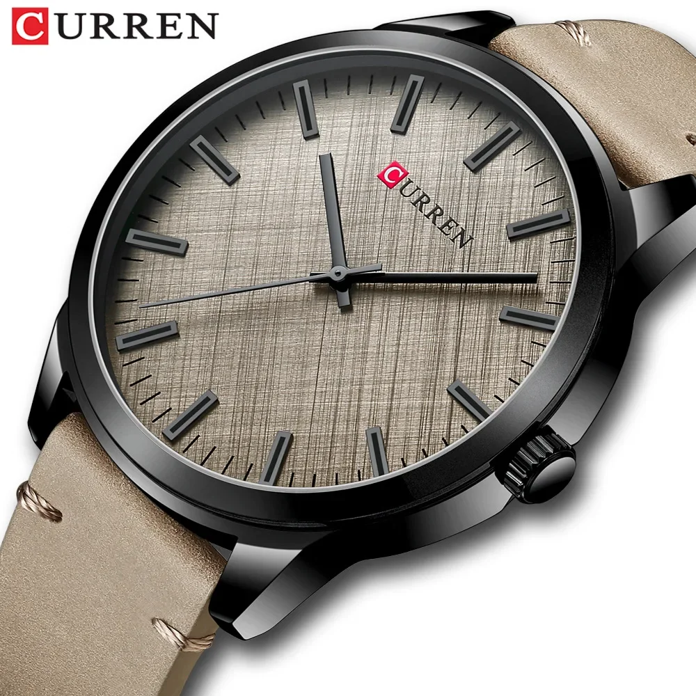 Curren 8386 Men\'s  Waterproof Quartz Watch Business Men\'s Watch Fashion Belt Watch