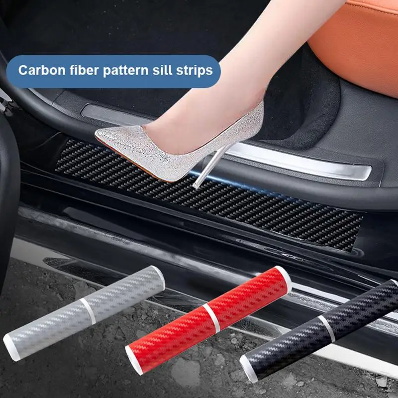 

Car Door Strip Sticker Anti Scratch Door Entry Guard Protection Sticker Carbon Fiber Waterproof DIY Sticker Auto Accessories