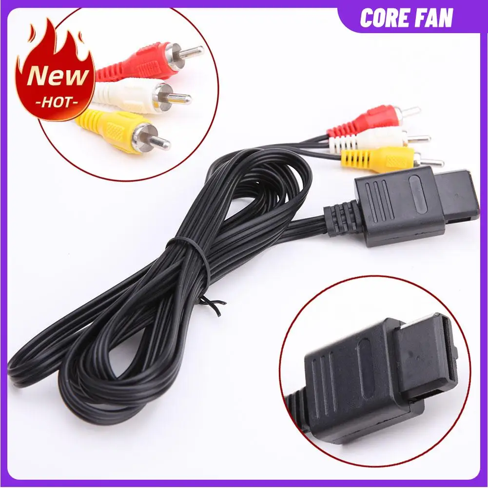 AV Audio Video A/V TV Cable Cord For Nintendo 64 N64 GameCube NGC SNES SFC Game Console Connecting line