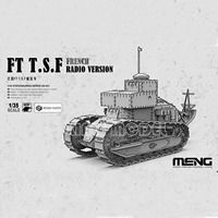 MENG Plastic Assembled Model Kit SS-021 French FT T.S.F. Radio Version 1/35