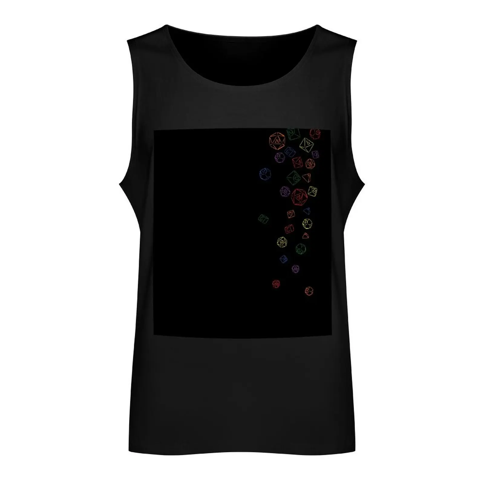 Rainbow Cascading Dice Tank Top quick-drying t-shirt sleeveless tshirts for men Vest