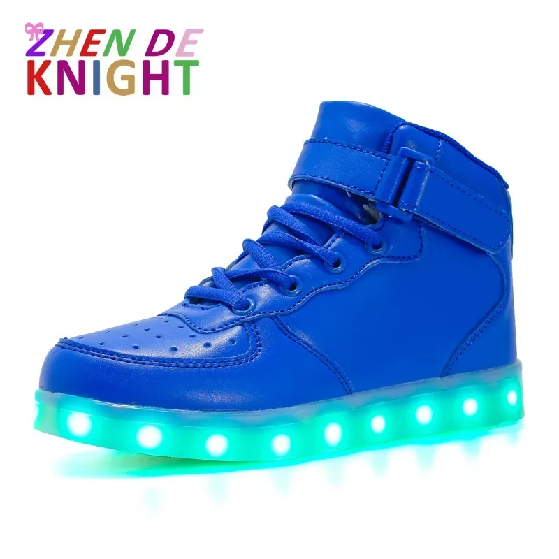 Size 25-46 LED Shoes for Kids Boys Girls Luminous Sneakers With Lights Glowing Led Slippers for Children & Adult Feminino tenis