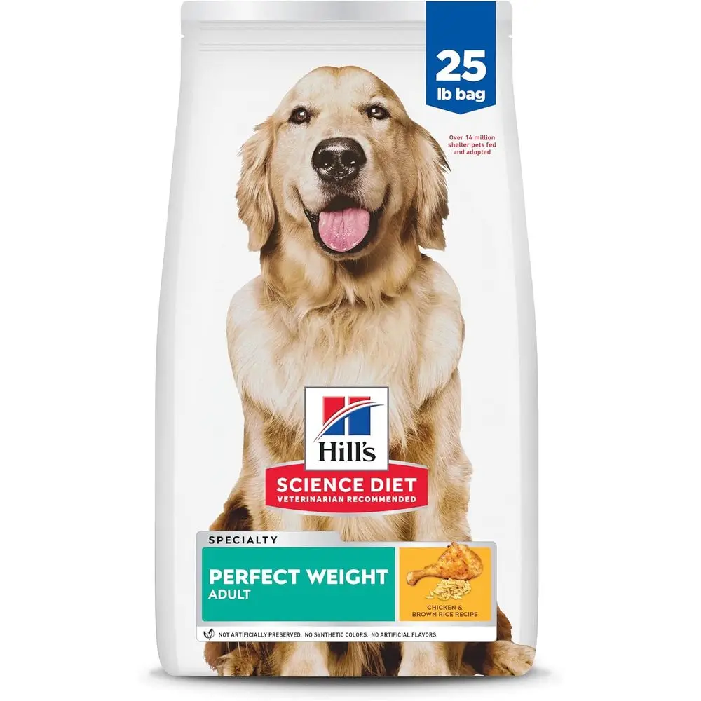 

Сухой корм для взрослых собак Perfect Weight, с курицей и коричневым рисом, 25 фунтов. Сумка