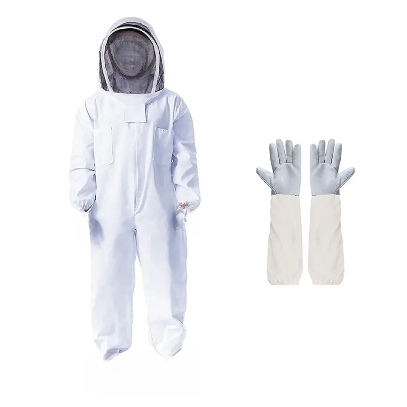 

High Quality Cotton Beekeeping Coverall Fireproof Hooded Bee Keeper Suit with Water-Proof Function New Condition