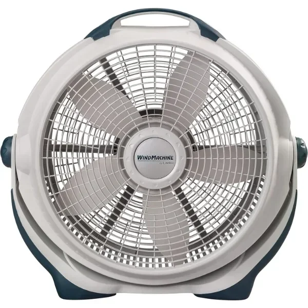 NEW NEW Lasko Wind Machine Air Circulator Floor Fan, 3 Speeds, Pivoting Head for Large Spaces, 20