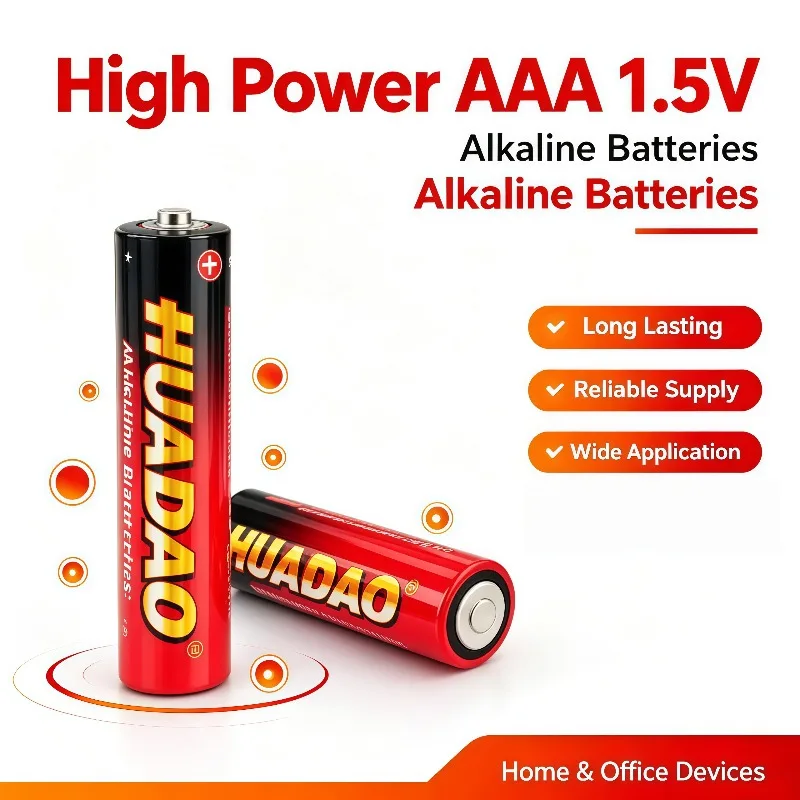 AAA Carbon Battery 1.5 Volt Disposable Dry Cell, UM4 Safe Explosion Proof Battery, Mercury-Free