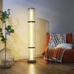 New Designer Sofa Glass Floor Lamp Living Room Bedroom Bedside Table Light Restaurant Long Chandelier Art Decor Lighting Fixture