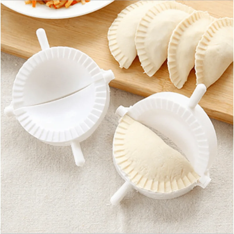 3-piece Kitchen Manual Dumpling Maker Mold, Household Tool for Making Boiled Dumplings