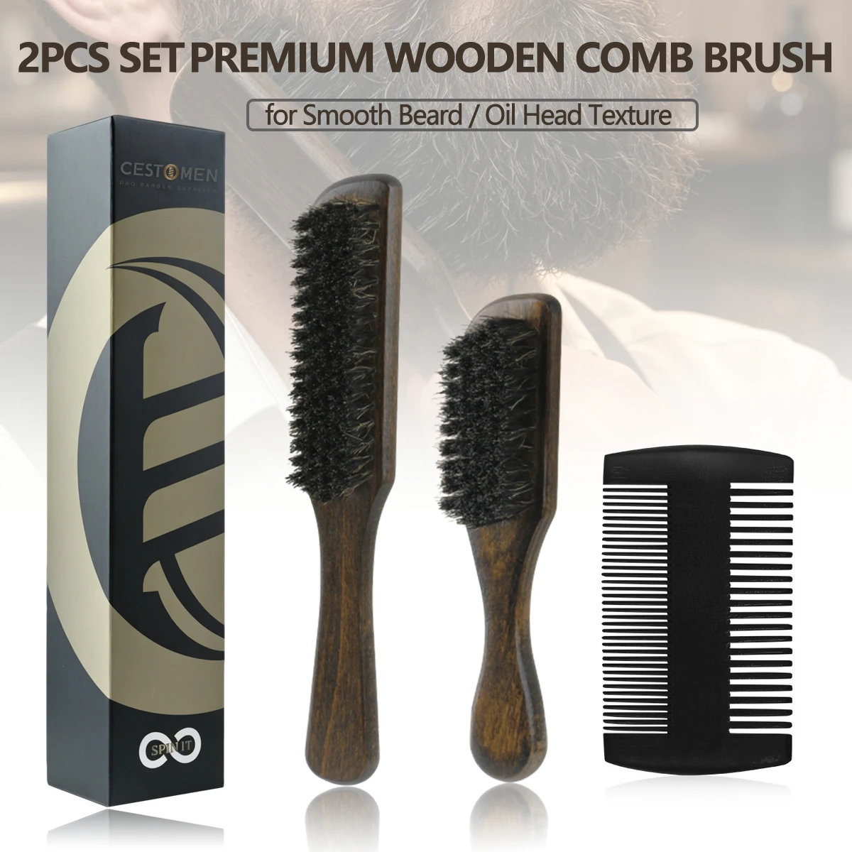 Men'S Grooming Barbershop - Lot de 2 : Kit de