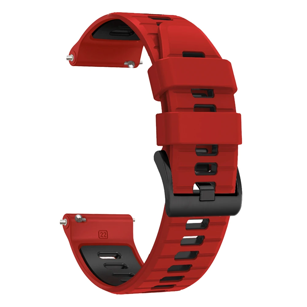 22 20 مللي متر حزام سيليكون ل Huami AMAZFIT BIP 6 5/Active 2 سوار Amazfit Balance/GTR 4 2 3 Pro/GTS 3 2e/GTS 4 2 حزام ساعة صغير