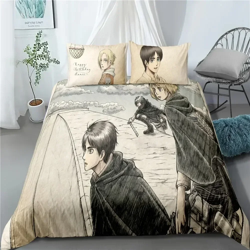 mode-anime-attaque-sur-titan-textile-de-maison-taie-d'oreiller-3d-linge-de-lit-housses-de-couette-enfants-couette-ensembles-de-literie-pour-textiles-de-maison