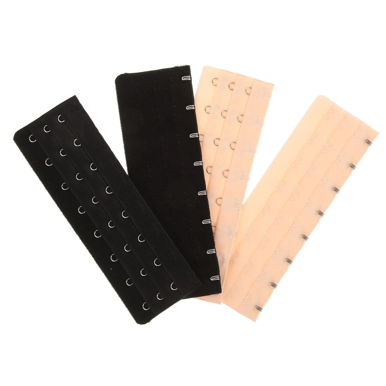 4 Pcs Extension Buckle Accessories Elastic Extenders Stainless Steel Hooks Buttons