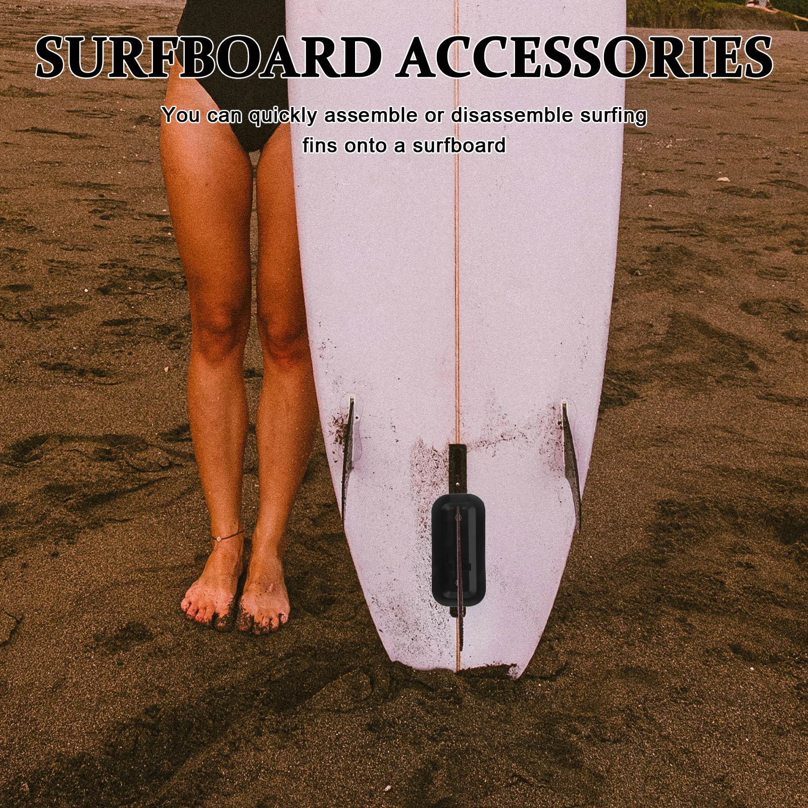 

Surfboard Fin Tail Surfboard Fin Replacement Accessory Replacement Enhanced Stability PVC Mount Board Accessories