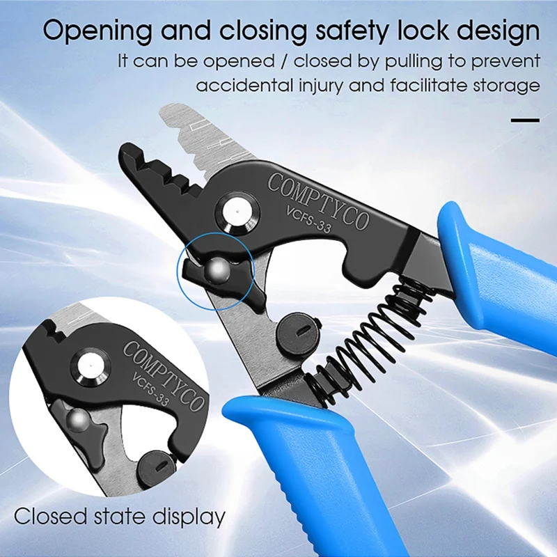 ABXF-VCFS-33 Three-Port Fiber Stripping Pliers FTTH Tools Fiber Optical Wire Stripper