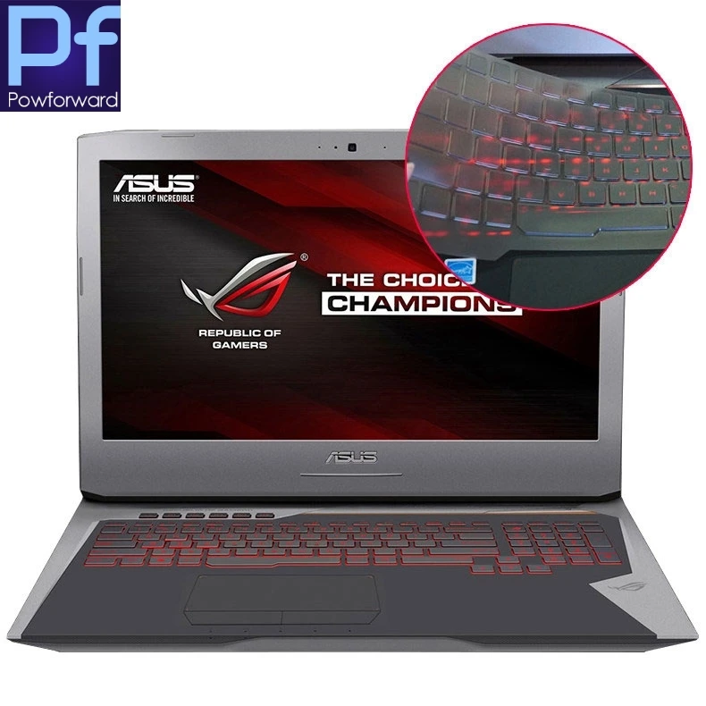 For ASUS ROG g752vs  g752vy g752VT g752VL g752VM G752 VS VY VT VM VL GFX70J GFX71J High TPU Keyboard Cover Protector skin