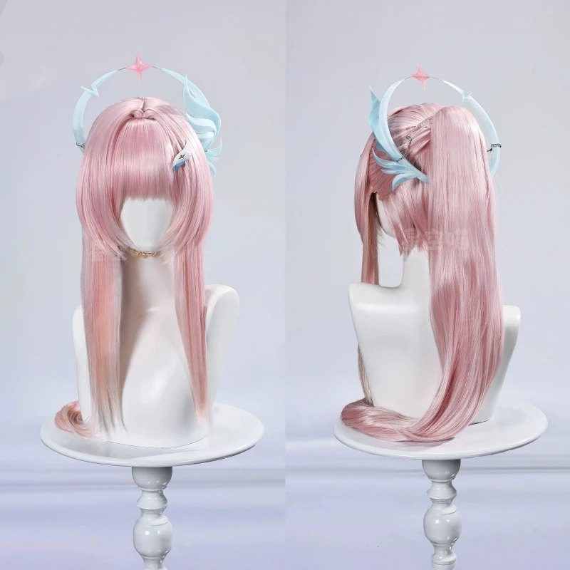 Game Wuthering Waves Aemeath Cosplay Wig High Temperature Synthetic Wig Long Hair for Halloween Comic-con Accessories Stock