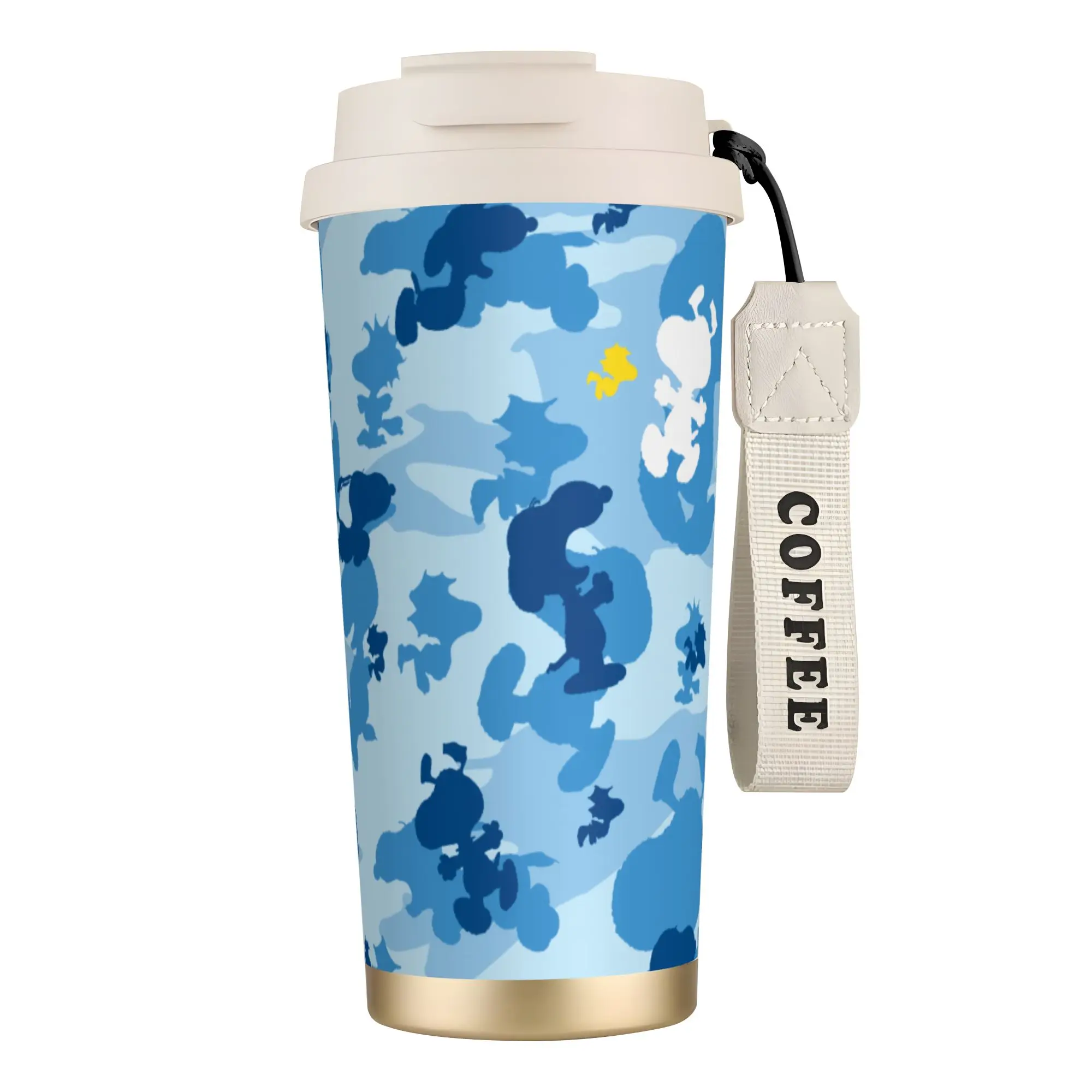 S-Dog-Snoopies Cartoon Stainless Steel Coffee Cup Thermal Cup Office Home Mug Water Bottle