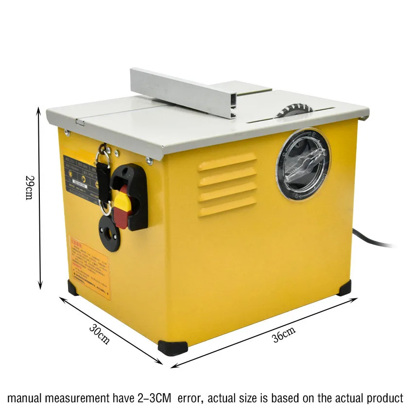 CB-11 Woodworking Table Saw Multifunctional Wood Cutting Machine Household Dust-Free Table Saw Electric Saw 2300W 4900r/min