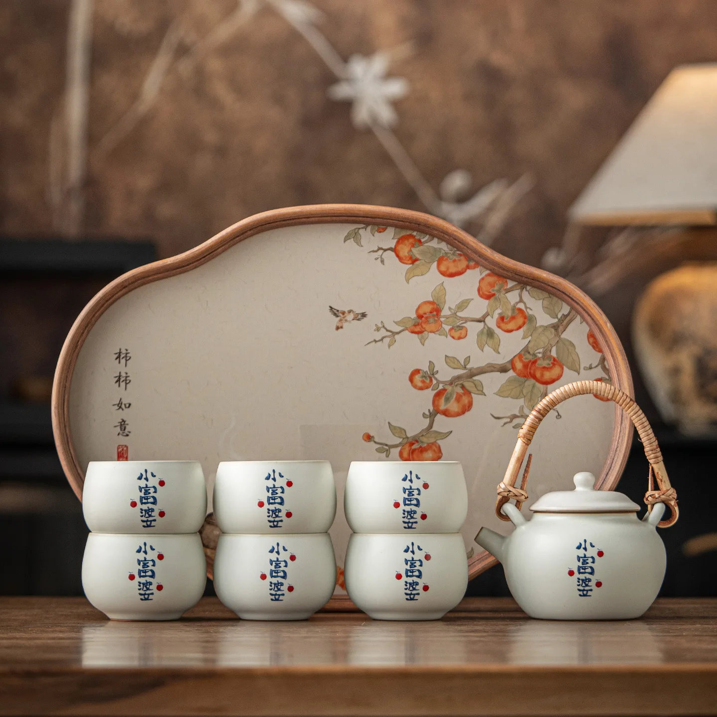Lift Teapot Tea Set Gift Box Handy Gift Tea Sets Complete Set Luxury Tea Maker Pot and Cup Set Accessories Unique Cups