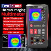 ZOYI R02 Integrated Thermal Multimeter: 240x240 IR Resolution, High Precision, for HVAC and Floor Heating Diagnostics