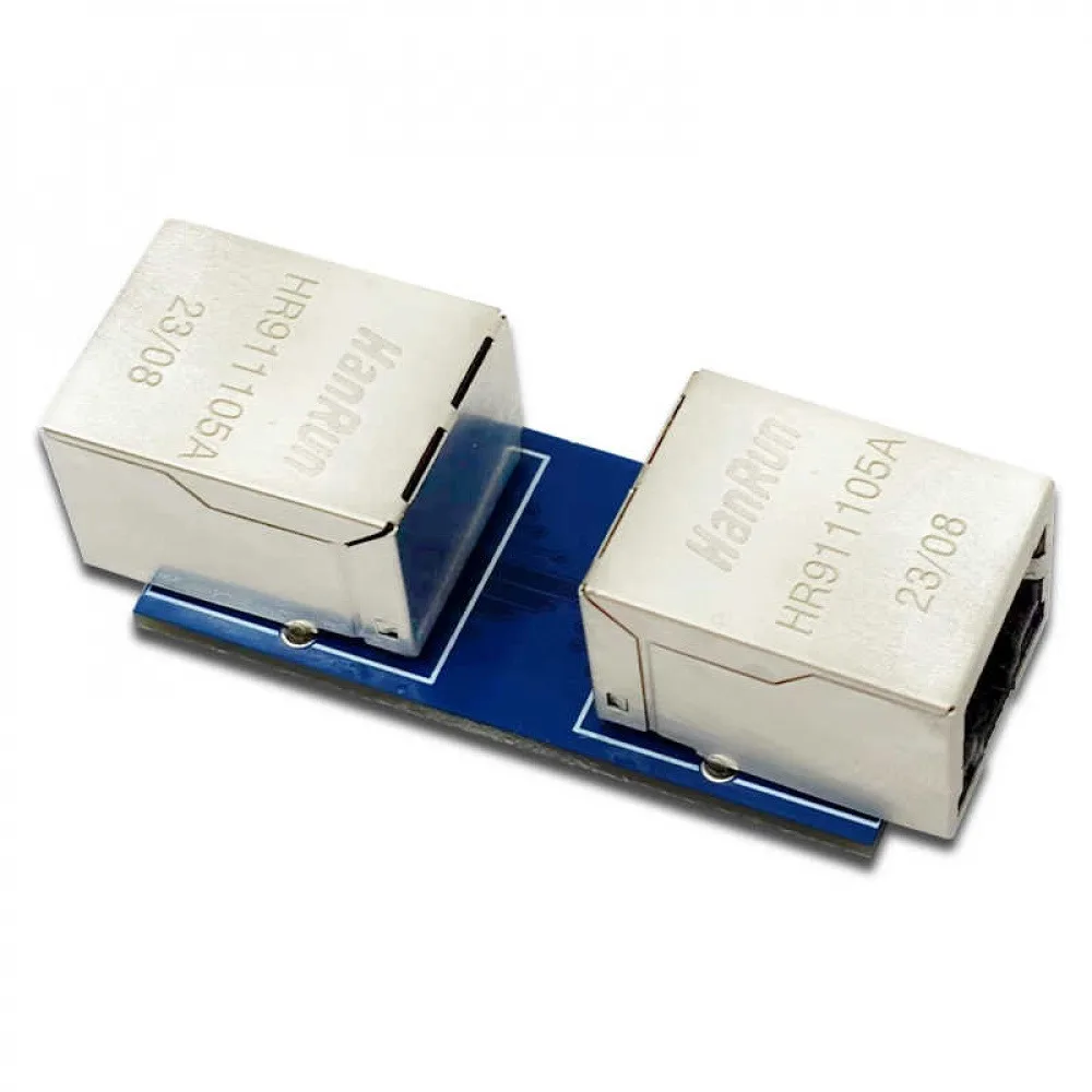 

Gigabit Network Cable Adapter Module RJ45 Adapter Interface Network Cable Direct Connection Network Cable Extension Connector