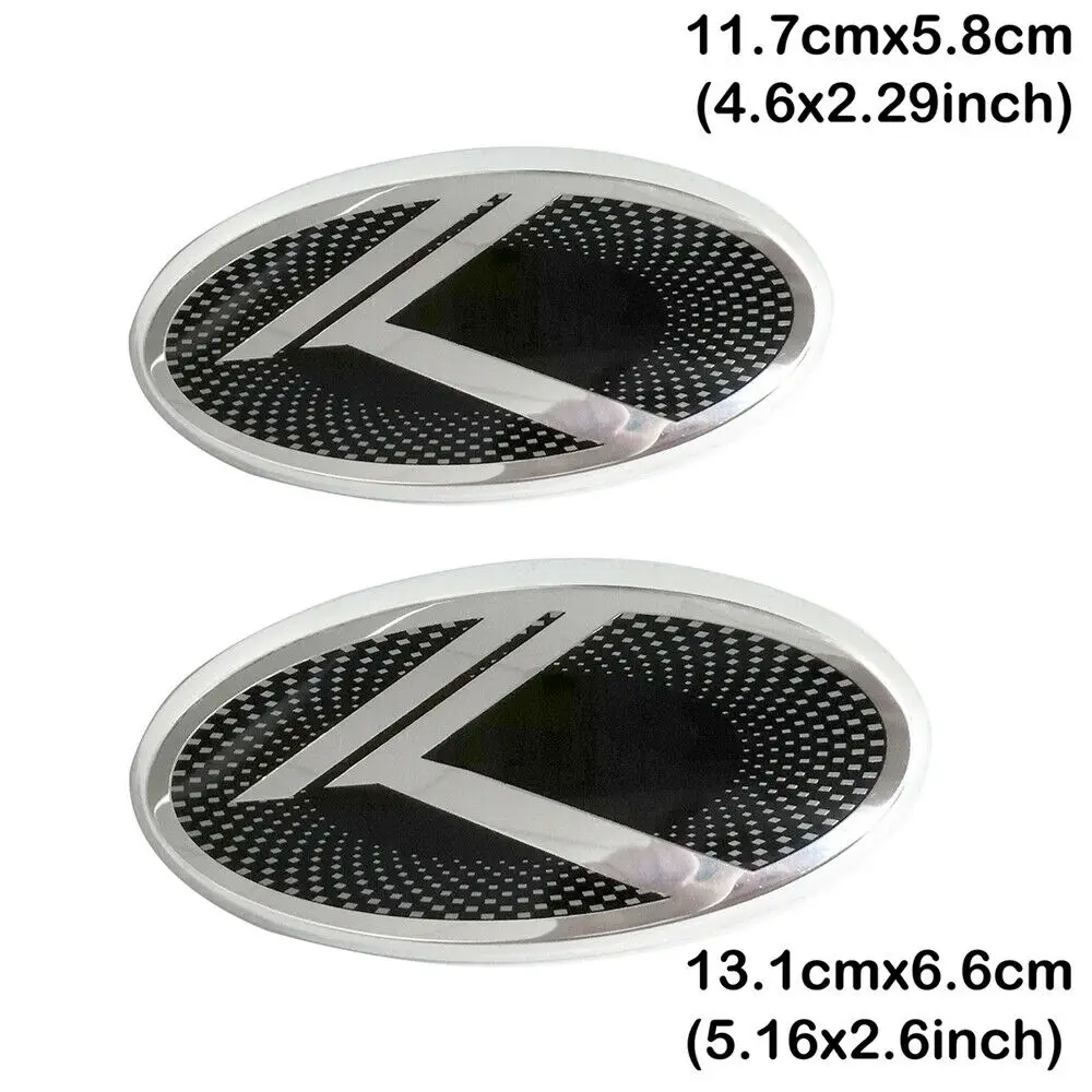Silver K Logo Emblem Car Steering Wheel Center Cap Front Trunk Hood Badges Sticker for FORTE OPTIMA RIO Cadenza K5