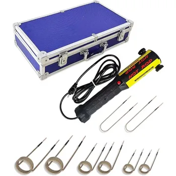 Kit riscaldatore a induzione magnetica-strumento termico automobilistico tenuto in mano 1000W 110V per la rimozione di viti arrugginite con 8 bobine e scatola