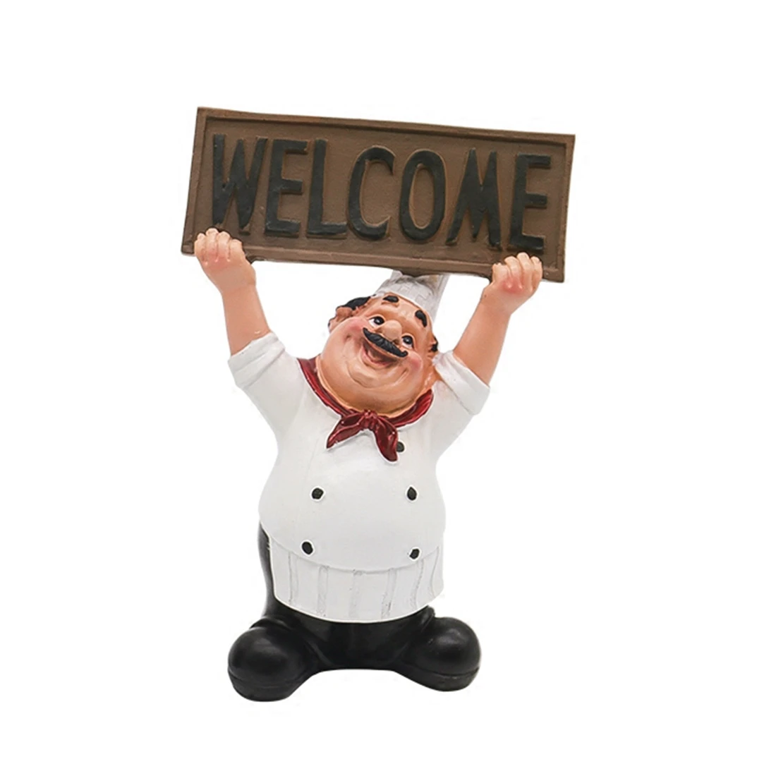 Creative Home Gift Chef Decoration Chef Hands Up Welcome Sign "WELCOME" Little Chef Crafts Home Decor Coffee Shop